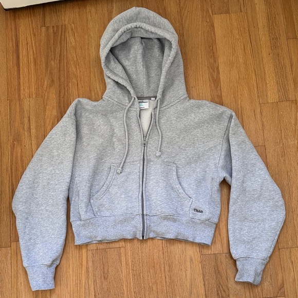 Cozy Sweatfleece Boyfriend Boxy Zip Hoodie - Picture 7 of 12